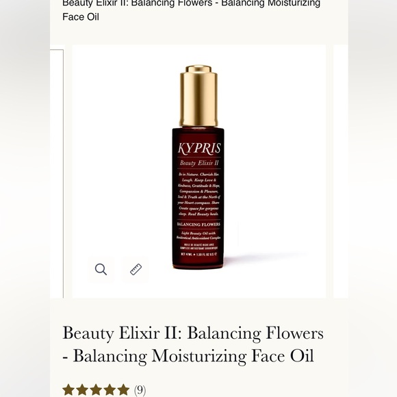 NIB kypris beauty elixir II moisturizing face oil $210 - Picture 6 of 6